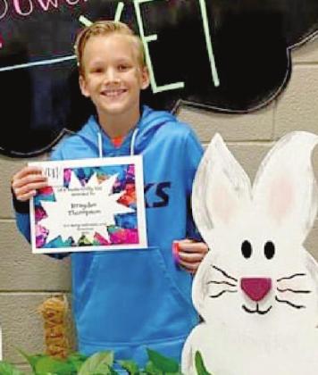 5th Grade - Gritty Kid Brayden Thompson One of our goals
