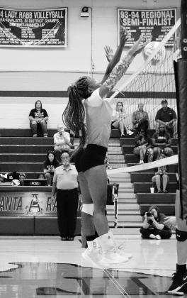 Lady Rabbs boost district volleyball record to 7-1