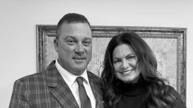 Reno Moore, a Linden-Kildare graduate and former Daingerfield and New Caney football coach,was hired as the new Hughes Springs’Athletic Director /Head Football Coach recently. Moore is pictured here with his wife Stephanie. Reno Moore, a Linden-Kildare graduate and former Daingerfield and New Caney football coach,was hired as the new Hughes Springs’Athletic Director /Head Football Coach recently. Moore is pictured here with his wife Stephanie.