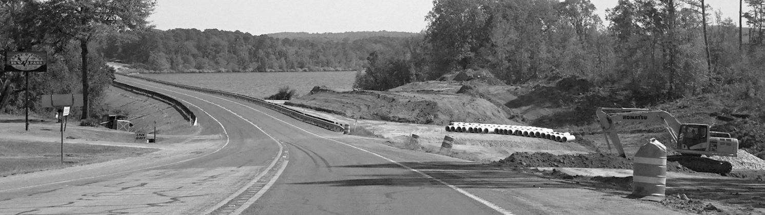 A beautiful bridge across Lake o’ the Pines is being built on State Highway 155 going toward its intersection with State Highway 259.The two-lane bridge will be replaced with one of four lanes.The work is expected to be completed in 2028. Lake o’The Pines Bridge being replaced