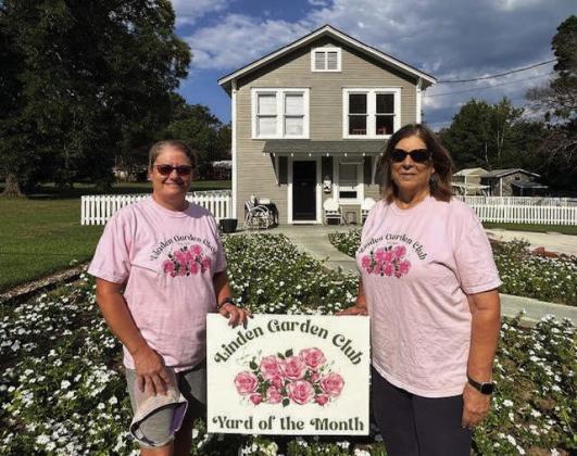 The Linden Garden Club chose the yard of Tommy O’Rear for its September Yard of the Month.