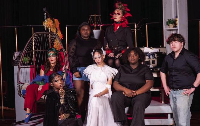 Both Queen City High School’s One-Act Play production of “Macbeth” (top photo) and Atlanta High School One-Act Play production of “Cagebirds” advanced to the Bi-District round on March 20 in Sulphur Springs.