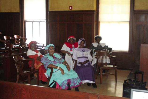 Pleasant Hill Quilters gave a performance of the Underground Railroad for the Linden Juneteenth Ceremony. (Photos by Raydeen Edwards) Juneteenth Celebrated
