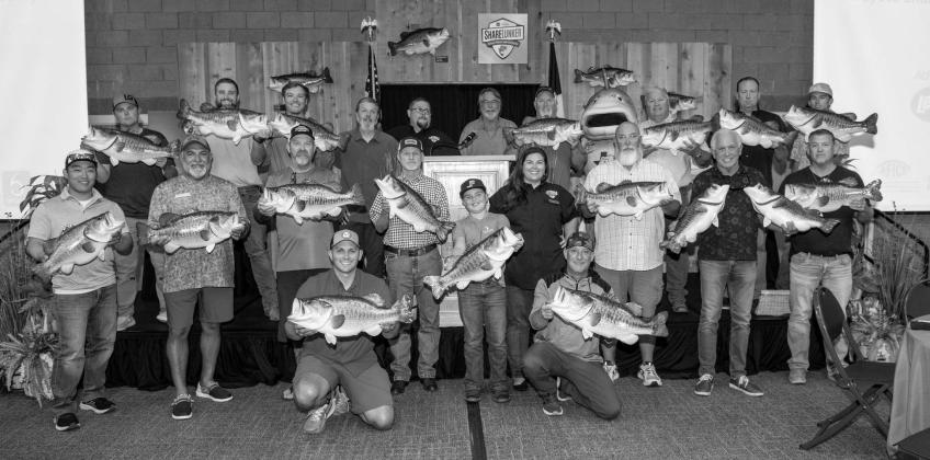 Legacy Lunker donors receive a free fiberglass replica of their catch from Lake Fork Taxidermy,ShareLunker clothing, a Bass University subscription and other goodies. Anglers also are entered in a pair of year-end drawings for $5,000 shopping sprees. Pict LOOKING FOR LUNKERS