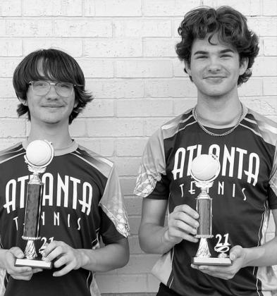 Sam Jones and Will Porterfield Rabbit tennis players rack up awards