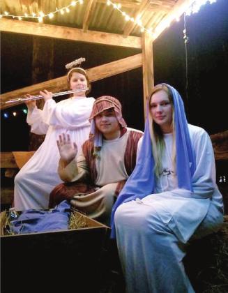 Live nativity at park