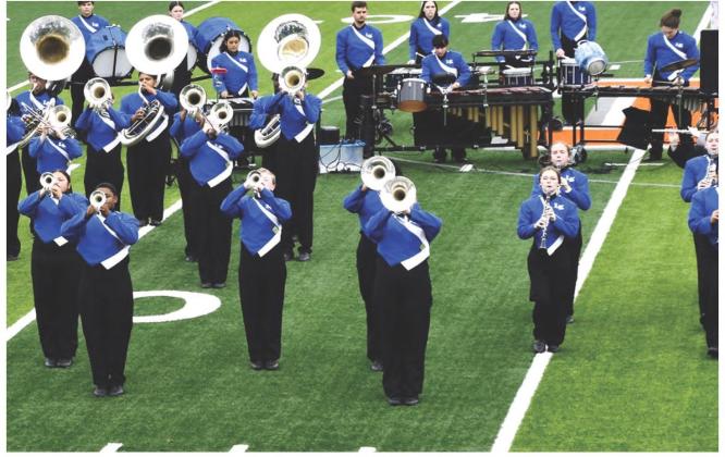 The Roaring Band from Tiger Land competed at UIL Area recently.