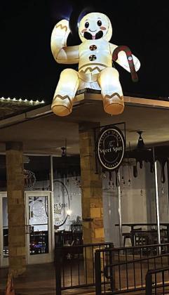 OK, someone has to be the amusing guy. So The Sweet Spot in downtown Atlanta puts a spook snowman on top of their building. He’s a perfect fit and seems well at home. Wonder if he is promoting snow ice cream.He has a lot of chocolate syrup around. Night scenes provide soothing escape