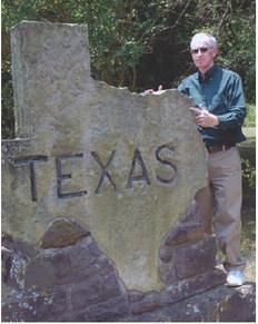 Here you are. The real McCoy. Texas in brick and stone. And that’s the late Charles Steger of Atlanta who as a historian and researcher did so much to promote Texas. He was one of the founders of the Cass County Genealogical Society. Proud to be from Texas
