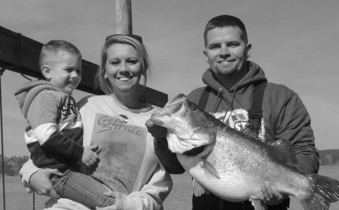 Joe Castle’s 15.34-pounder from Lake Nacogdoches in February 2020 is the biggest fish reported from the 2,200acre lake in 36 years. Genetics testing identified the 12-year-old bass as the offspring of a 14.50 pound Toyota ShareLunker caught in 2008 from Record Busters?