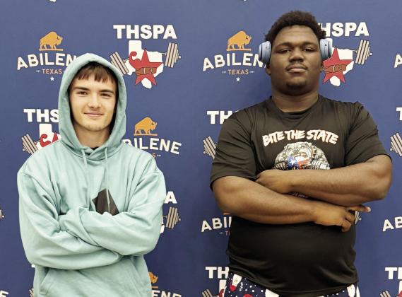 Three Queen City Bulldogs represented QCHS at the State Powerlifting Meet recently, competing with determination and pride.The girls traveled to Edinburg, while the boys competed in Abilene. Junior Abigail Leverett earned second place in the 148 weight cl Three Queen City Bulldogs represented QCHS at the State Powerlifting Meet recently, competing with determination and pride.The girls traveled to Edinburg, while the boys competed in Abilene. Junior Abigail Leverett earned second place in the 148 weight cl