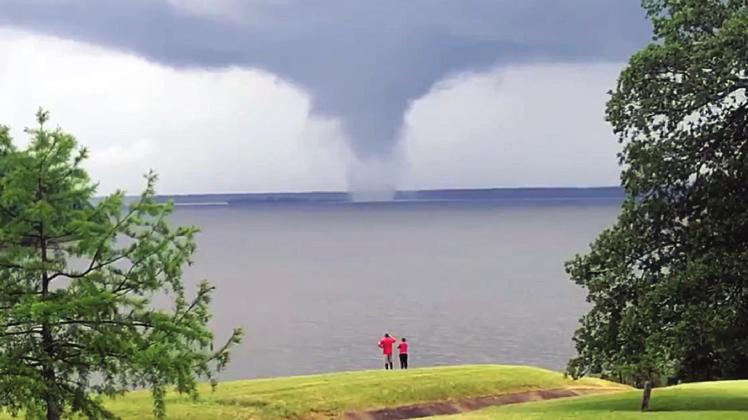 Tornado at Lake Wright Patman