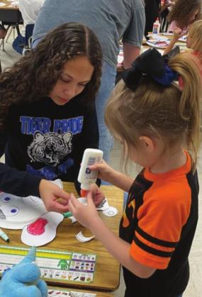 STEM tower challenge at AES BLAST