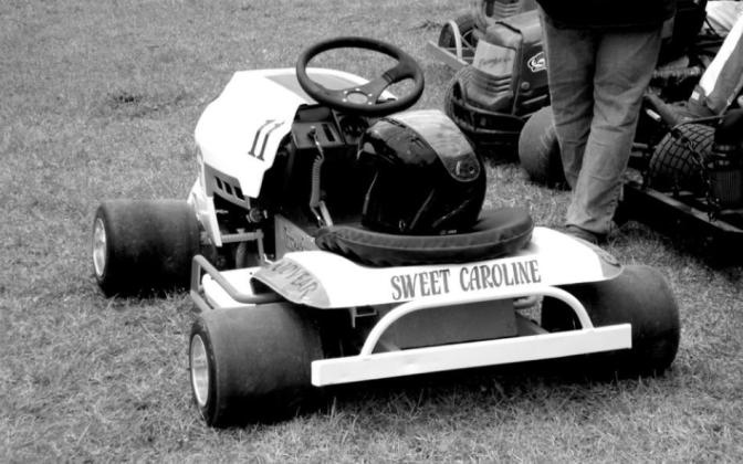 IT’S ALL ABOUT... Lawnmower races