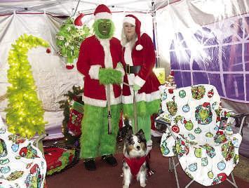 Yes, it’s a living room scene, and James and Marla Armstrong of Hughes Springs are welcoming you. The dog is interested in you, too. Yes, it’s a living room scene, and James and Marla Armstrong of Hughes Springs are welcoming you. The dog is interested in you, too.