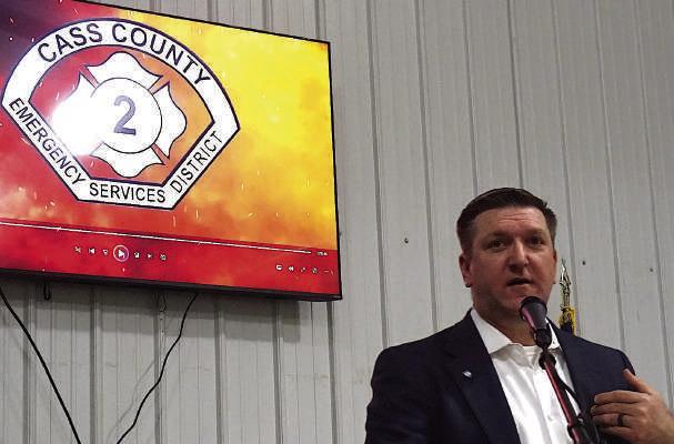 County Judge Travis Ransom is featured speaker for the Cass County Emergency Services District 2 and its community Christmas banquet. County Judge Travis Ransom is featured speaker for the Cass County Emergency Services District 2 and its community Christmas banquet.