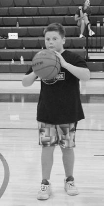 Candid photos from basketball camp