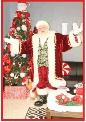 Santa visits J.K. Hileman Elementary