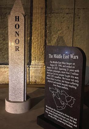 Middle East War monument