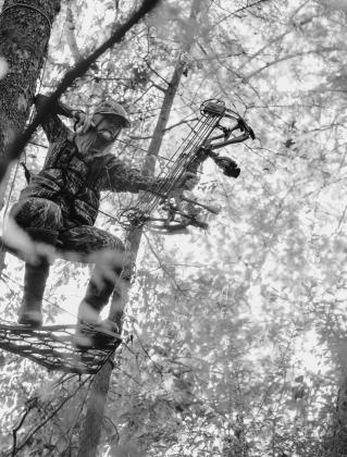 Hunting from elevated tree stands is a great way to help beat the whitetail’s keen eyesight and sense of smell, but hunters should always take safety measures to prevent unexpected falls. Wearing a safety harness that is properly attached to a safety li FOR SAFETY’S SAKE