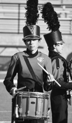 Queen City’s Band of Champions earned all 1’s at the UIL Region 4 Marching contest last week. Photos by PHYLLIS WARREN Band of Champions earn top marks at contest