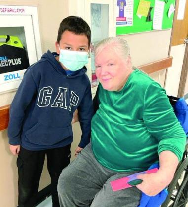 L-K elementary students deliver Valentines