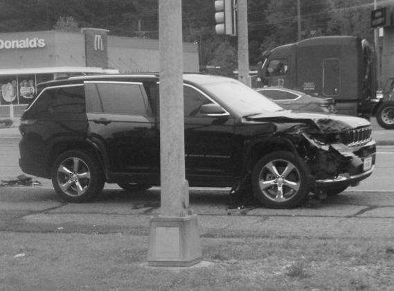 Two-vehicle crash
