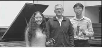 Wong wins second place at piano festival