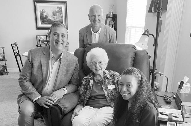 Congressman Moran joins Paradigm HomeCare for patient home visit in Tyler
