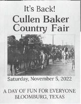 The Cullen Baker Fair Board of Directors, and others, have been hard at work to get the fair back on track after COVID-19 derailed the event. From left: Latoya Jones - Vice Chairman, Rebecca Jackson – Co-Secretary, Leah Johnson – Co-Secretary and Mayo Cullen Baker Fair returns