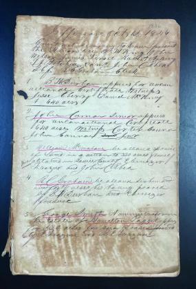 Cass County foundational documents uncovered and restored