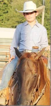 Cass Clark, on his horse Red, is the 10-year old son of Heath Clark and Jason and Misty Graham. Article Image Alt Text