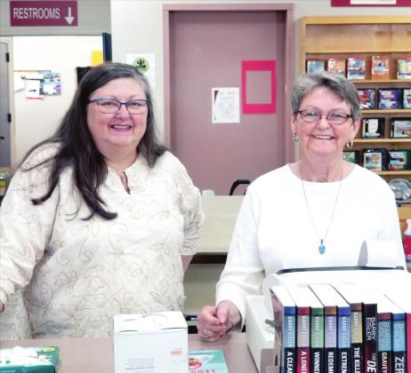 Atlanta Public Library Director Jackie Isenhower, left, and Sharon Autrey. Article Image Alt Text