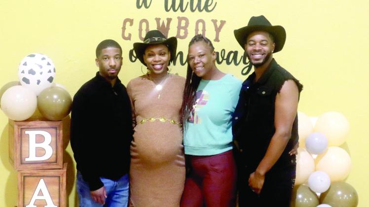 On Nov.29,2025,a baby shower was held for Nick and Lakia Moore at the Family Life Center on Allday Street. Lakia is the daughter of Bernis and Deborah James of Atlanta, Texas. The theme was “A Little Cowboy is on the Way”. Little Cowboy is due in Dece On Nov.29,2025,a baby shower was held for Nick and Lakia Moore at the Family Life Center on Allday Street. Lakia is the daughter of Bernis and Deborah James of Atlanta, Texas. The theme was “A Little Cowboy is on the Way”. Little Cowboy is due in Dece