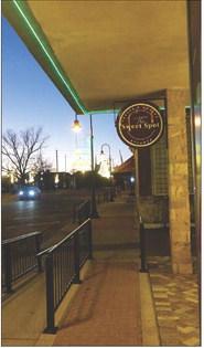 Store fronts whose light pours out onto the Atalanta downtown are highly valued, such as this lighting by The Sweet Spot. Store fronts whose light pours out onto the Atalanta downtown are highly valued, such as this lighting by The Sweet Spot.
