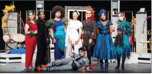 AHS cast members are, standing from left, Brooklyn Thompson, Kayden Allen, KJ Smith, BB Bailey, Addison Spencer, Kynndle Hellman, Audrey Westbrook; and, in front, Lindley Sims. Courtesy photo AHS cast members are, standing from left, Brooklyn Thompson, Kayden Allen, KJ Smith, BB Bailey, Addison Spencer, Kynndle Hellman, Audrey Westbrook; and, in front, Lindley Sims. Courtesy photo