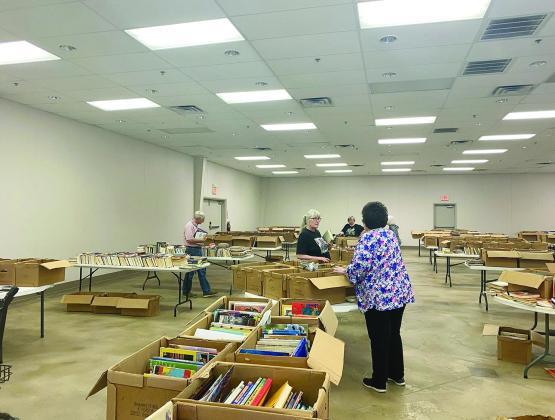 Annual book sale held