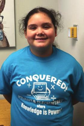 Congratulations to AES 3rd Grader Areli