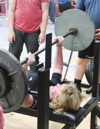 Queen City powerlifters earn first place at Maud Invitational