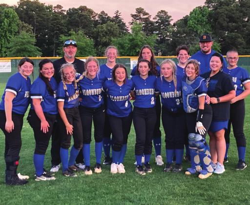 Photo by BRITTANY MILLS bloomburg softball takes titles, head to regional