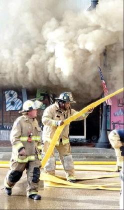 Photo by Melanie Rhyne Suspect caught in latest downtown fire