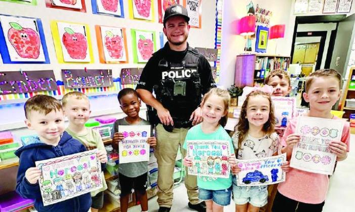 Studenst at JK Hileman Elementary School in Queen City received a visit from Cass County’s First Responders last week and the kids were very excited.