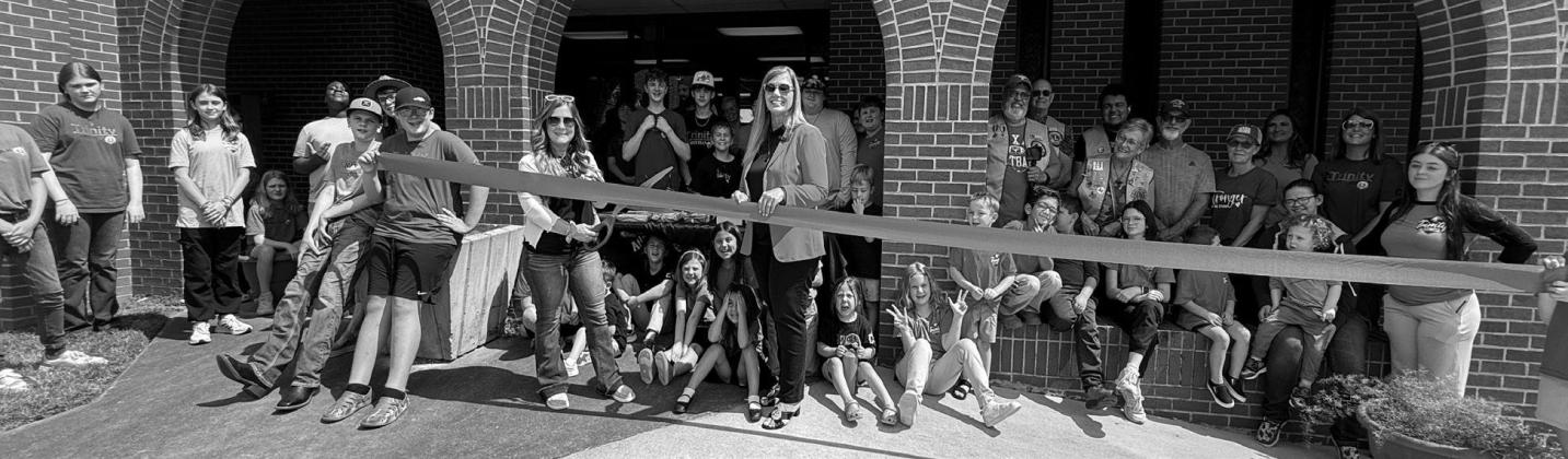 On September 18,the Atlanta Chamber of Commerce hosted a ribbon cutting at the new Trinity Christian School located in the Nazarene Church. Courtesy photo