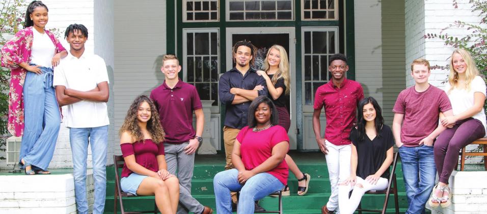 Atlanta’s 2020 Homecoming Court nominees gathered for photos at the Atlantean last week. The ladies seated in front from left are: Ayanna Richardson, Quen Cook, and Kate Lummus. Back row from left: Jennifer Easter, Daimion Collins, Jackson Warren, Trey Article Image Alt Text