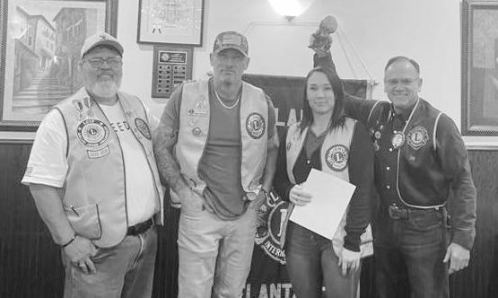 Lion Jessica McRight, owner of McRight Solutions in Atlanta, spoke to Atlanta Lions Club about tax season and the new changes to expect. From left: President Billy Hensley, Lion Marcus McRight, Lion Jessica McRight and Tail Twister Stuart Smith. Lion Jessica McRight, owner of McRight Solutions in Atlanta, spoke to Atlanta Lions Club about tax season and the new changes to expect. From left: President Billy Hensley, Lion Marcus McRight, Lion Jessica McRight and Tail Twister Stuart Smith.