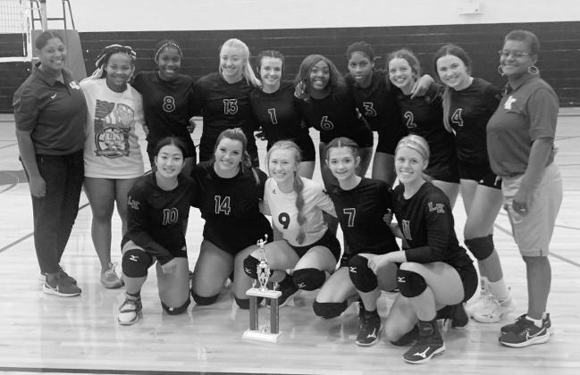 Linden-Kildare’s varsity volleyball team won the Silver Bracket at the Hughes Springs tournament this past weekend.The Lady Tigers beat Pittsburg in two sets to take home the title. QC tops Mt. Vernon