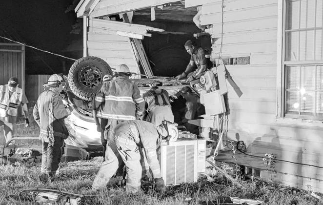 Car crashes into house Car crashes into house