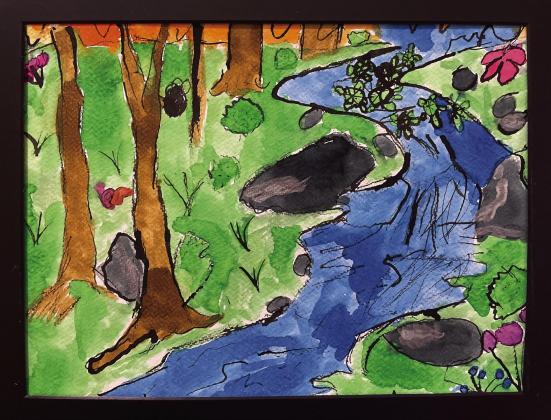 Artwork by Cass County 6th grader Anna Ransom of Atlanta Middle School is featured on the cover of the 2024 NACo calendar. Anna’s art graces cover of calendar