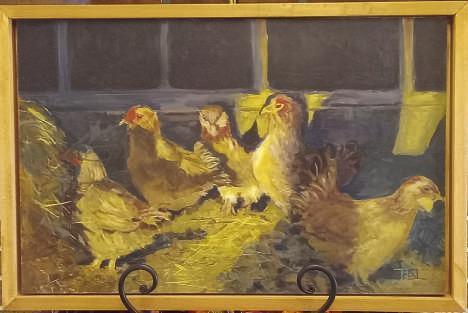 A beautiful painting by artist Terri DeNatale resides in the Linden Library for the time being. DeNatale donated the painting for a fundraiser to benefit the library which isn’t funded by the city of Linden.Tickets for the artwork are being sold and the Opposition to reservoir continues to grow