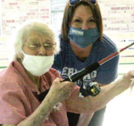 Fishing at Focused Care of Linden
